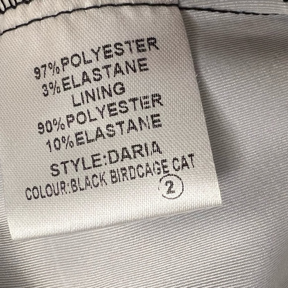 Lindy Bop Daria Birdcage Cat floral Dress scalloped neckline rockabilly pinup 4 - Picture 10 of 11